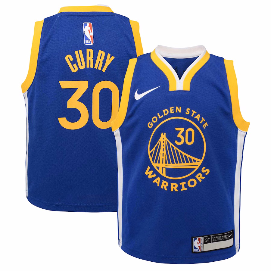 Toddler Golden State Warriors Stephen Curry Nike Royal Swingman Player Jersey - Icon Edition - Jersey