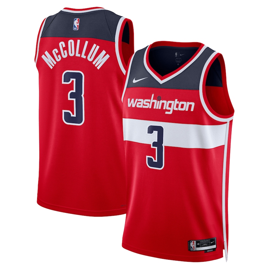 Unisex Washington Wizards CJ McCollum Nike Red Swingman Player Jersey - Icon Edition - Jersey