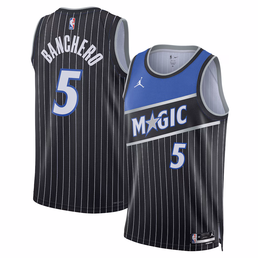 Unisex Orlando Magic Paolo Banchero Jordan Brand Black Swingman Jersey - Statement Edition - Jersey