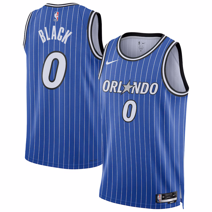 Unisex Orlando Magic Anthony Black Nike Blue Swingman Player Jersey - Icon Edition - Jersey