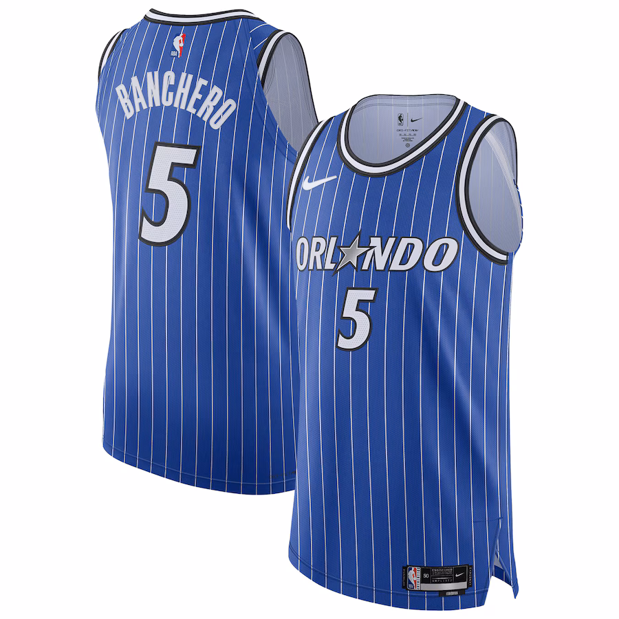 Men's Orlando Magic Paolo Banchero Nike Blue Authentic Player Jersey - Icon Edition - Jersey