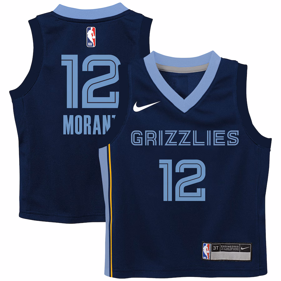 Toddler Memphis Grizzlies Ja Morant Nike Navy Swingman Player Jersey - Icon Edition - Jersey