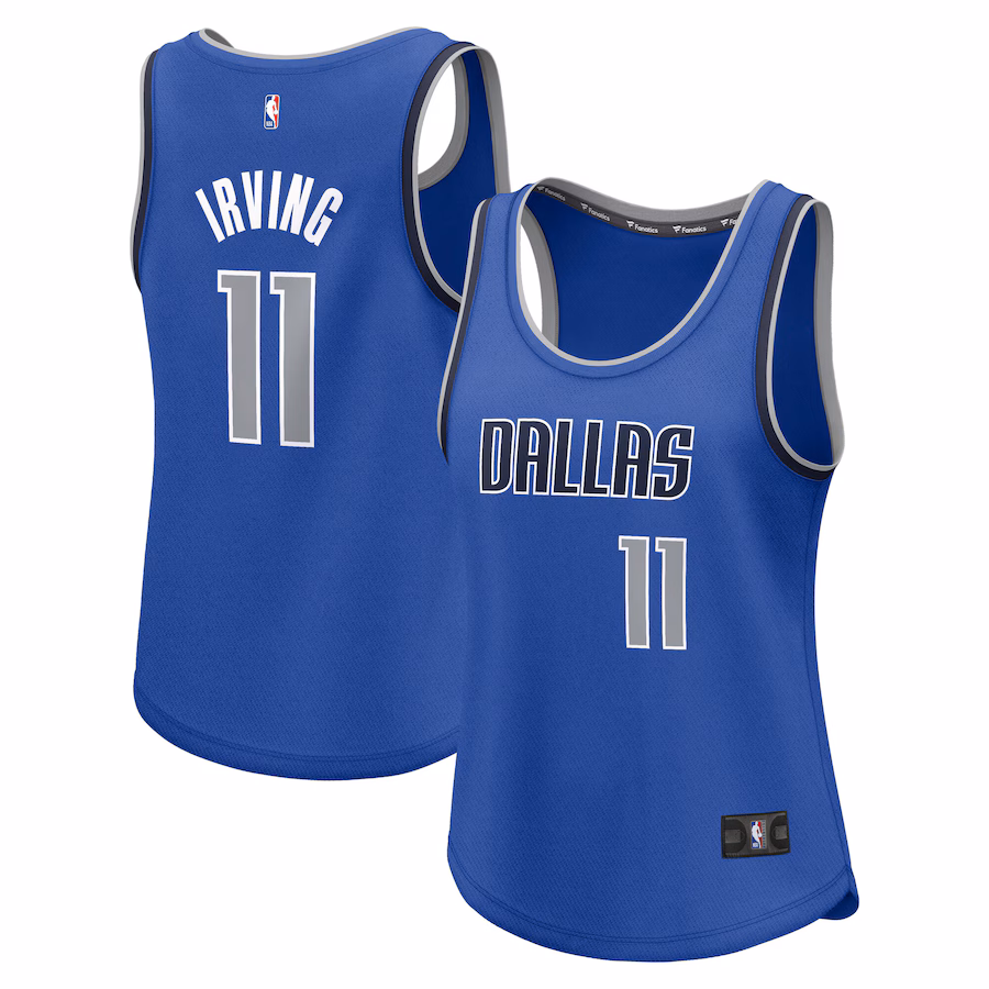Women's Dallas Mavericks Kyrie Irving Fanatics Blue Fast Break Player Jersey - Icon Edition - Jersey