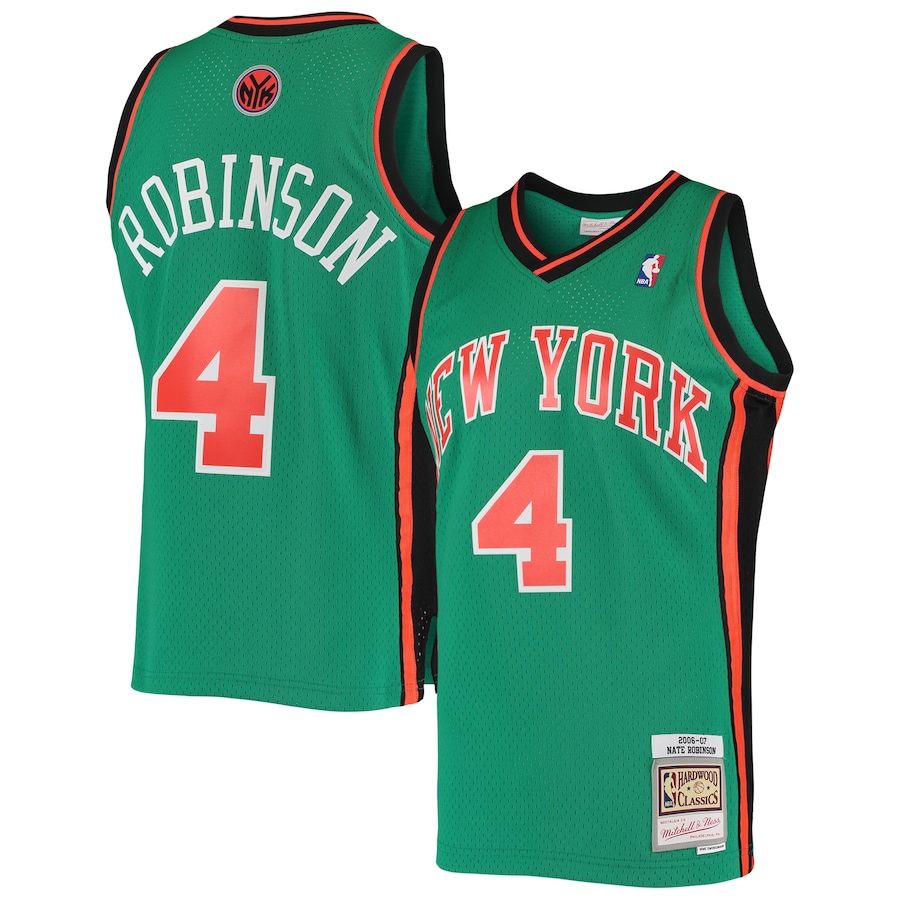 Men's New York Knicks Nate Robinson Mitchell & Ness Green 2006/07 Hardwood Classics Swingman Jersey - Jersey
