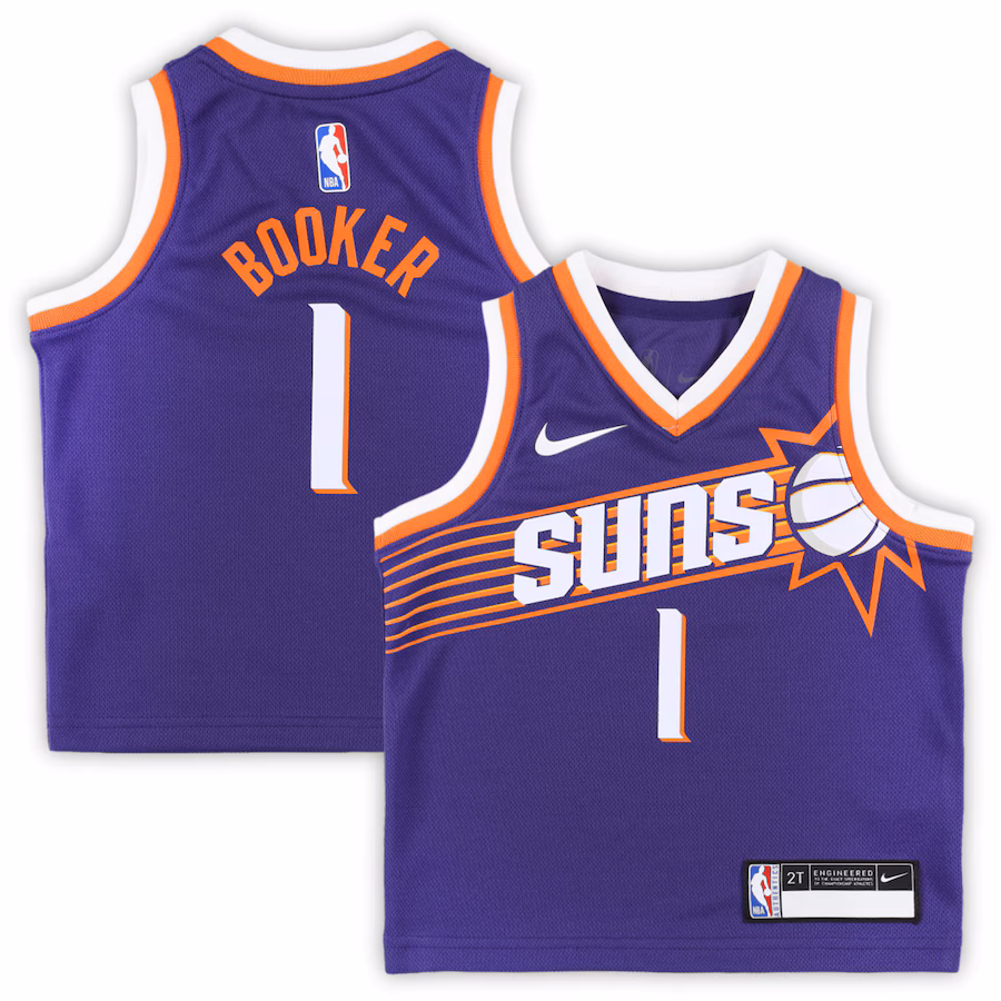 Toddler Phoenix Suns Devin Booker Nike Purple Swingman Player Jersey - Icon Edition - Jersey