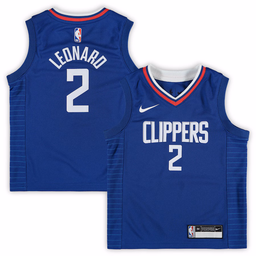 Preschool LA Clippers Kawhi Leonard Nike Royal 2019/20 Player Jersey - Icon Edition - Jersey