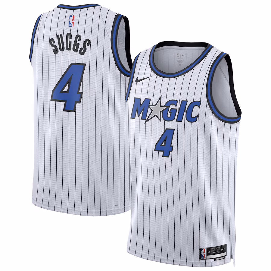 Unisex Orlando Magic Jalen Suggs Nike White Swingman Player Jersey - Association Edition - Jersey