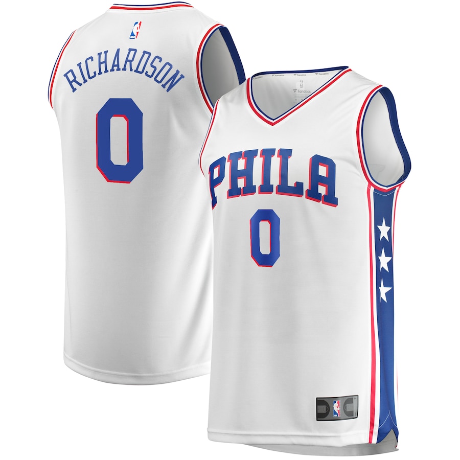 Youth Philadelphia 76ers Josh Richardson Fanatics White Fast Break Replica Jersey - Association Edition - Jersey