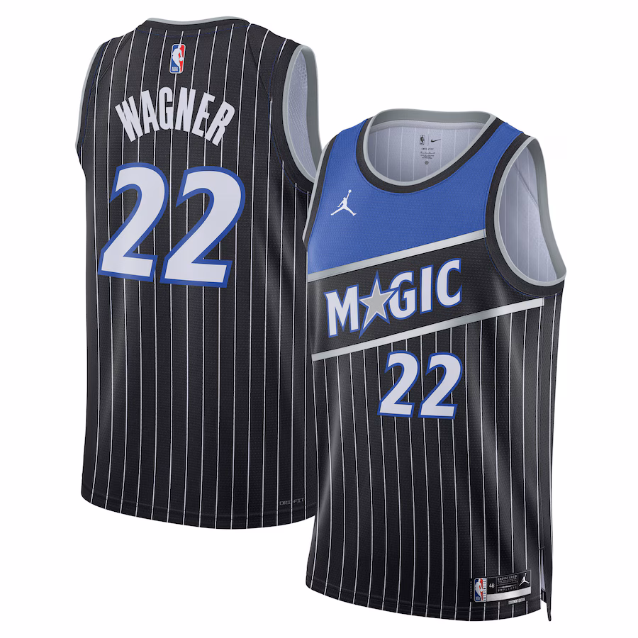 Unisex Orlando Magic Franz Wagner Jordan Brand Black Swingman Jersey - Statement Edition - Jersey