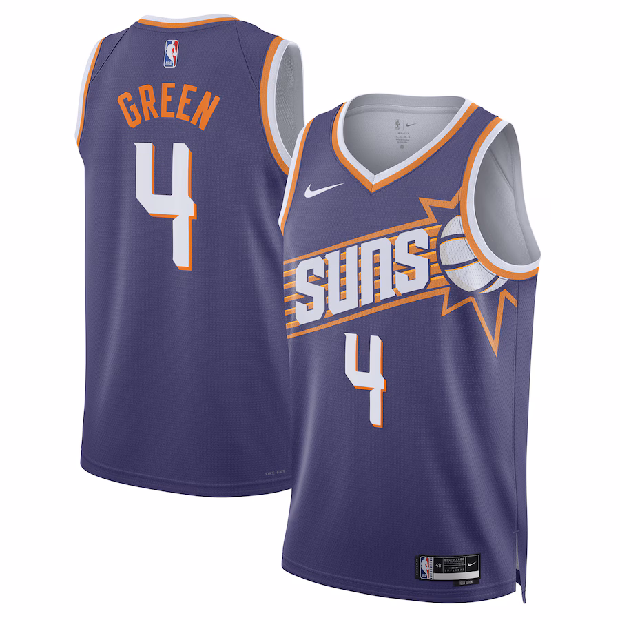 Unisex Phoenix Suns Jalen Green Nike Purple Swingman Jersey - Icon Edition - Jersey