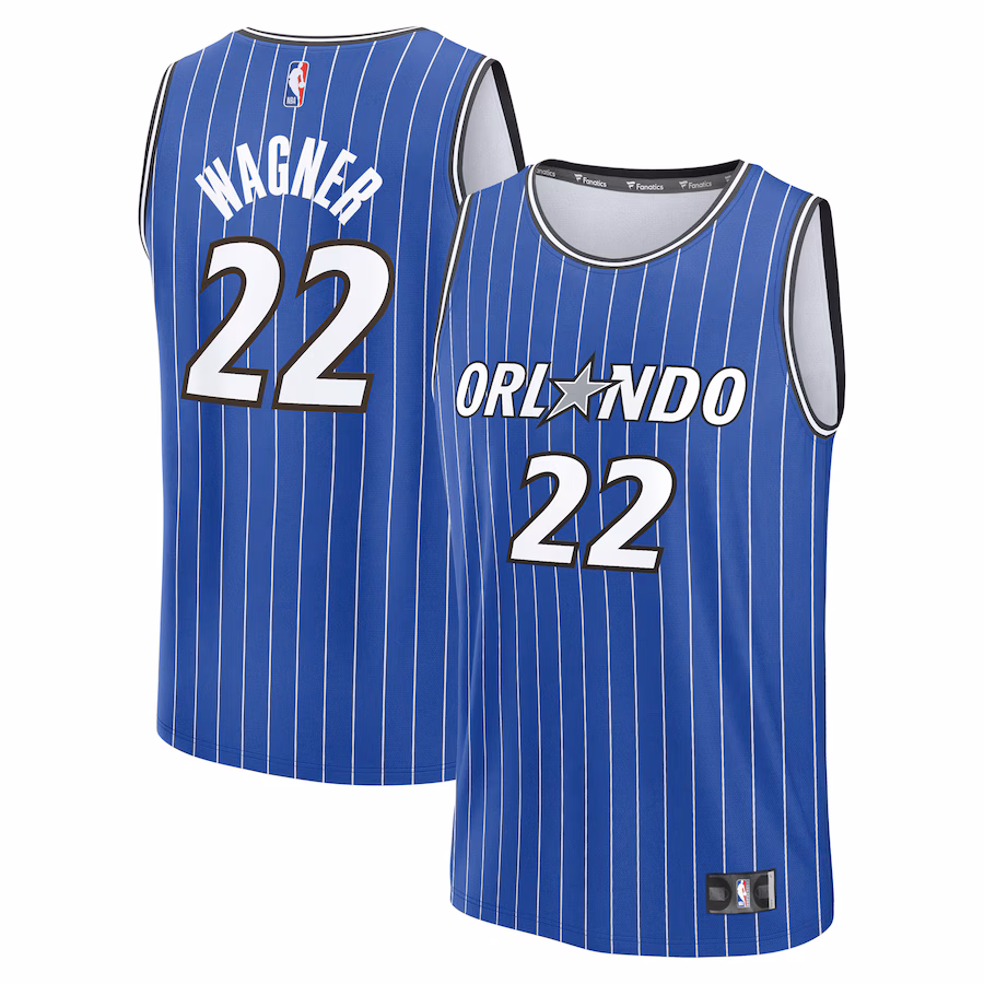 Youth Orlando Magic Franz Wagner Fanatics Blue Fast Break Replica Player Jersey - Icon Edition - Jersey