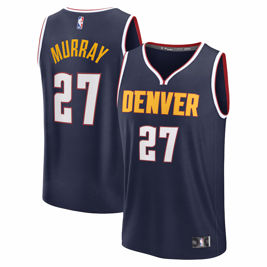 Youth Denver Nuggets Jamal Murray Fanatics Navy Fast Break Replica Player Jersey - Icon Edition - Jersey