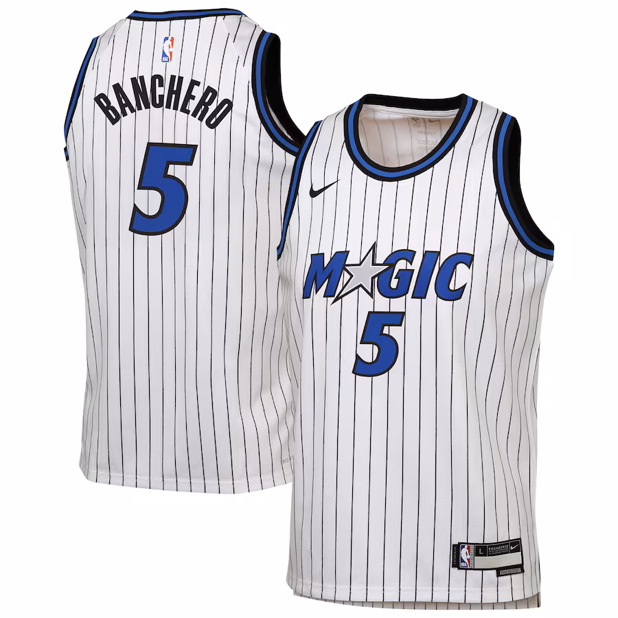 Youth Orlando Magic Paolo Banchero Nike White Swingman Player Jersey - Association Edition - Jersey