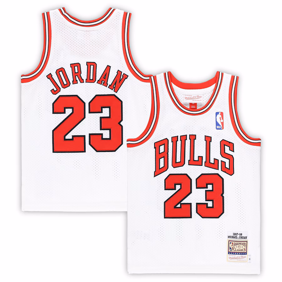 Preschool Chicago Bulls Michael Jordan Mitchell & Ness White 1997/98 Hardwood Classics Authentic Jersey - Jersey