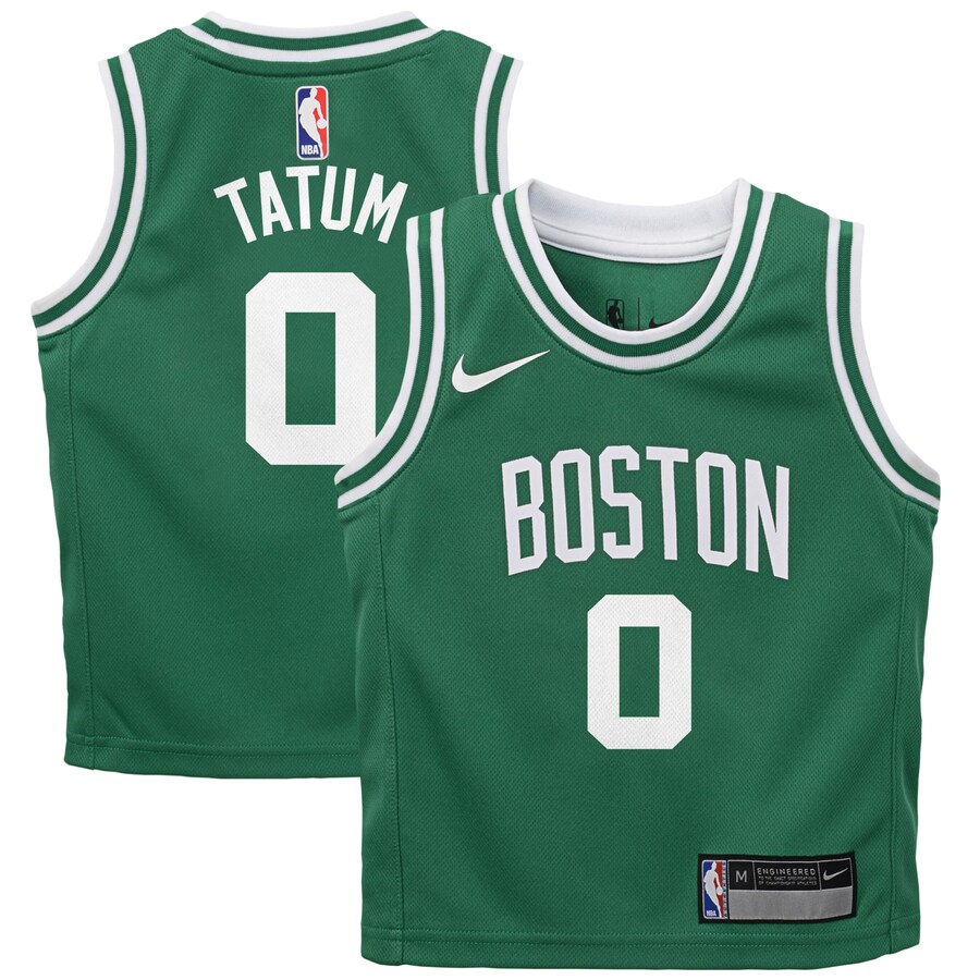Preschool Boston Celtics Jayson Tatum Nike Green Swingman Player Jersey - Icon Edition - Jersey