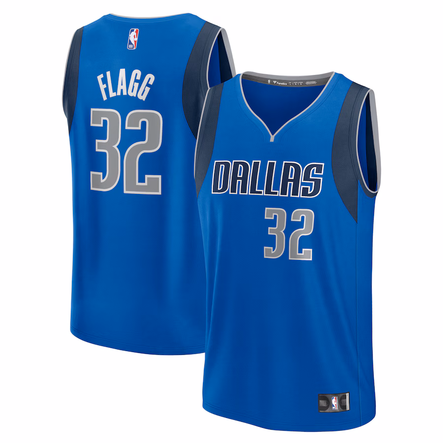 Men's Dallas Mavericks Cooper Flagg Fanatics Blue 2025 NBA Draft First Round Pick Fast Break Replica Jersey - Icon Edition - Jersey