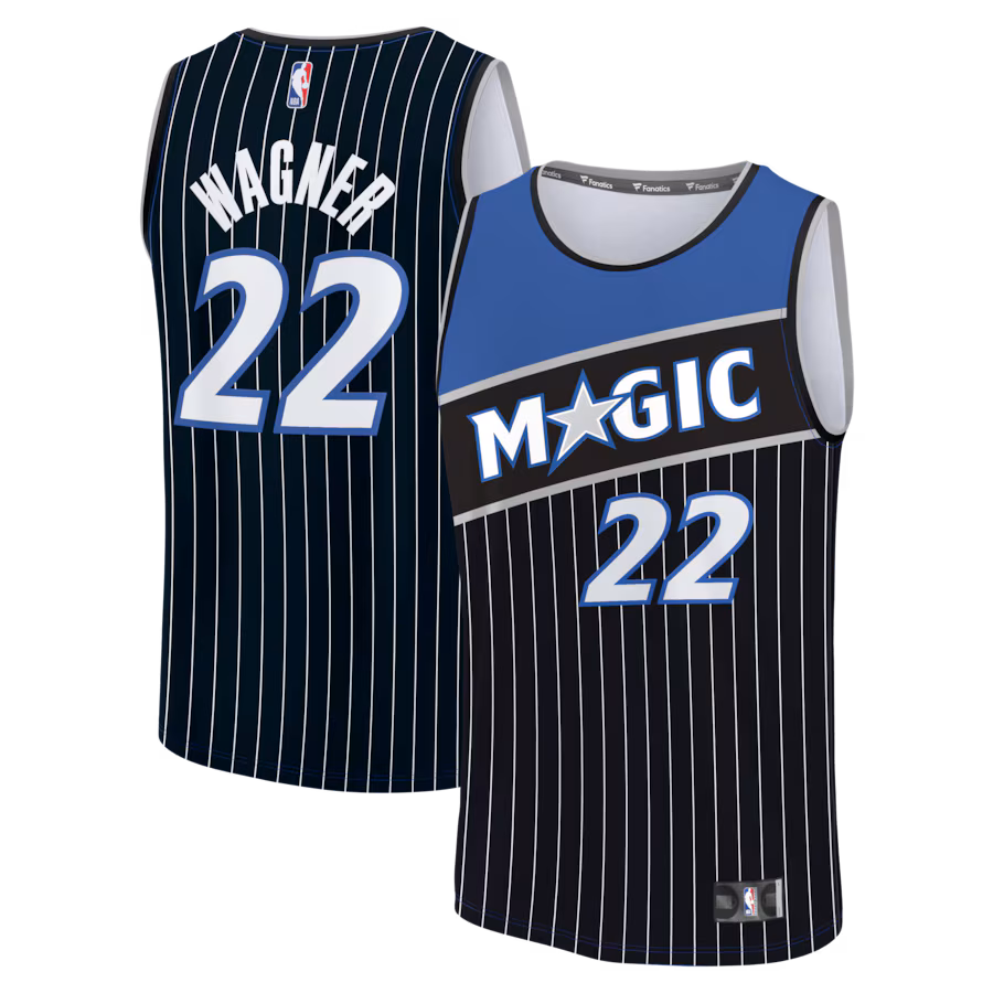 Youth Orlando Magic Franz Wagner Fanatics Black Fast Break Jersey - Statement Edition - Jersey
