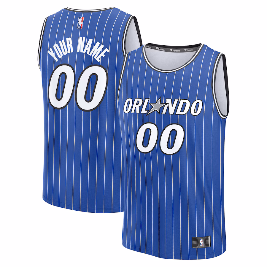 Youth Orlando Magic Fanatics Blue Fast Break Replica Custom Jersey - Icon Edition - Jersey