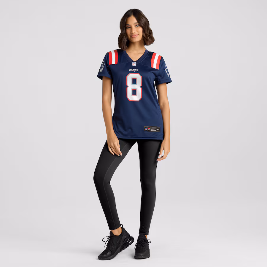 Women's New England Patriots Stefon Diggs Nike Navy Game Jersey - Jersey