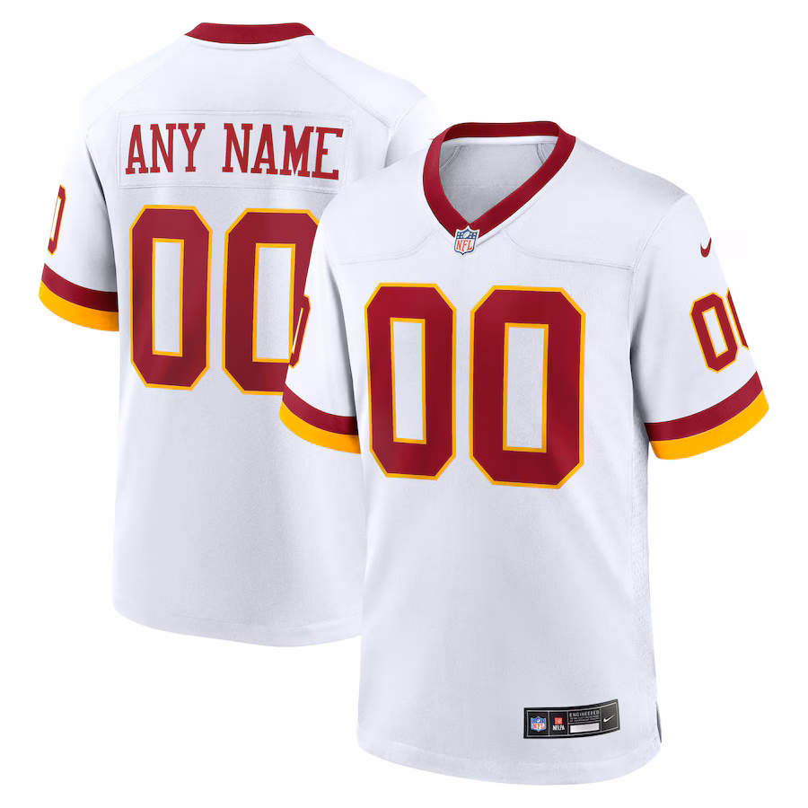 Men's Washington Commanders Nike White Game Super Bowl Era Custom Jersey - Jersey