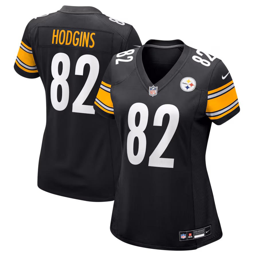 Women's Pittsburgh Steelers Isaiah Hodgins Nike Black Team Game Jersey - Jersey