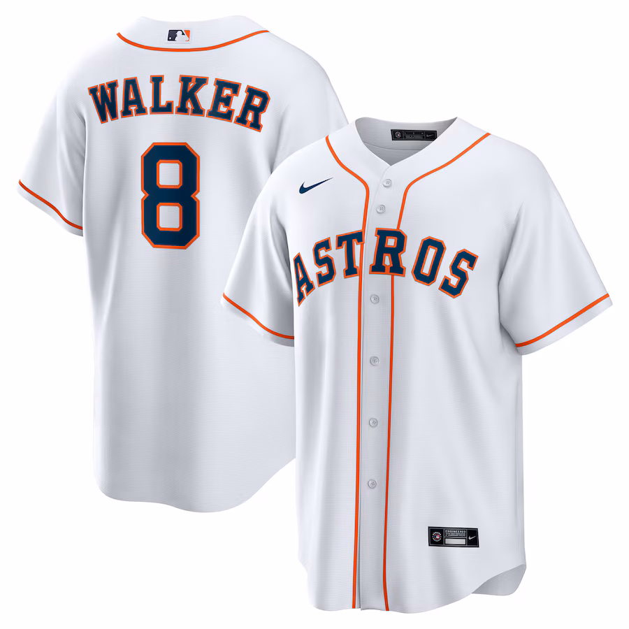 Youth Houston Astros Christian Walker Nike White Home Replica Jersey - Jersey