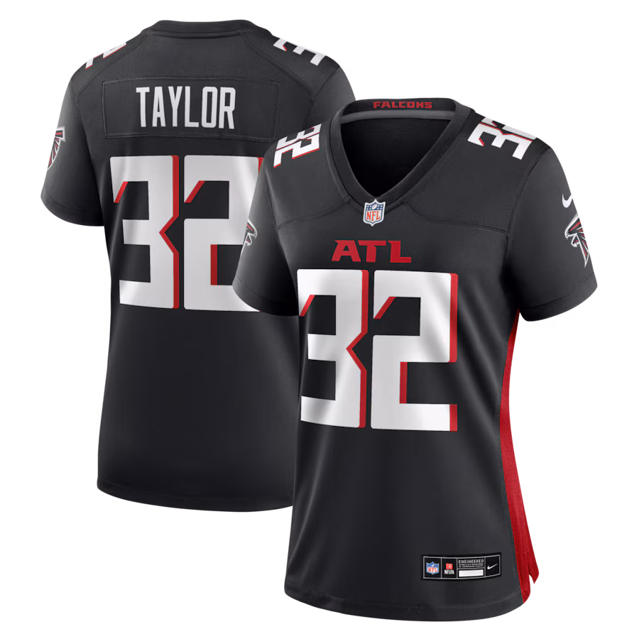 Women's Atlanta Falcons Keith Taylor Nike Black Team Game Jersey - Jersey
