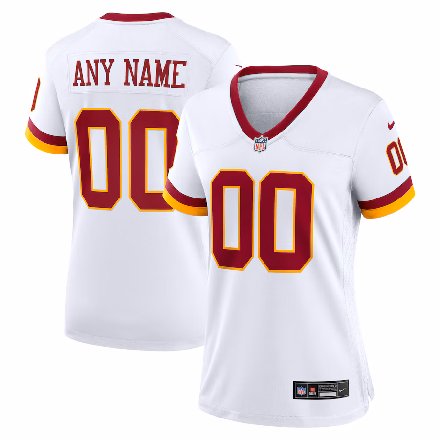 Women's Washington Commanders Nike White Super Bowl Era Custom Game Jersey - Jersey