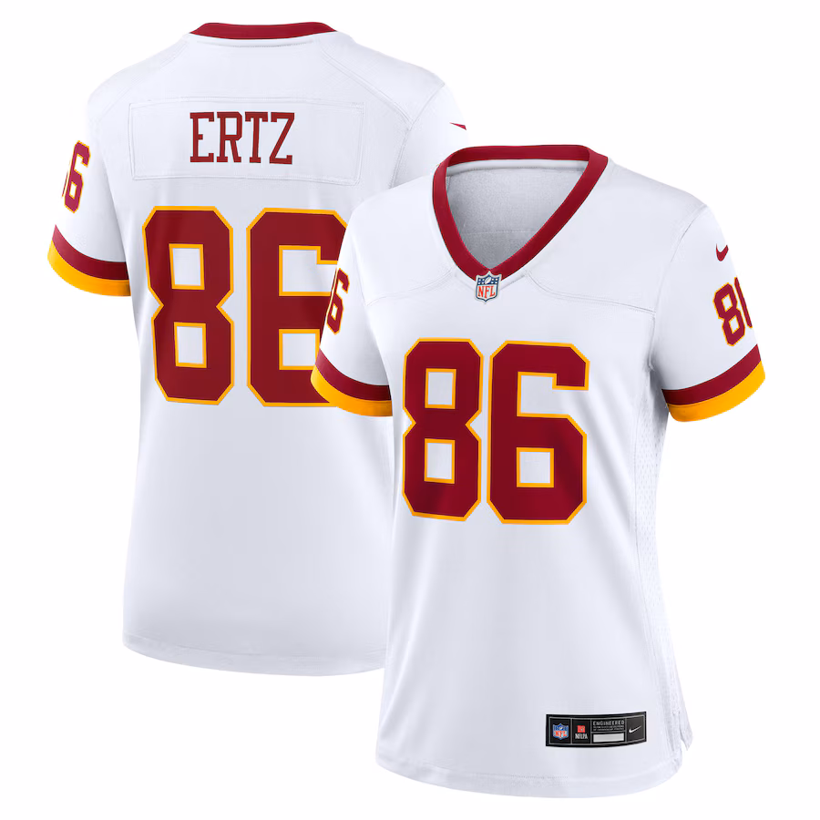 Women's Washington Commanders Zach Ertz Nike White Game Super Bowl Era Jersey - Jersey