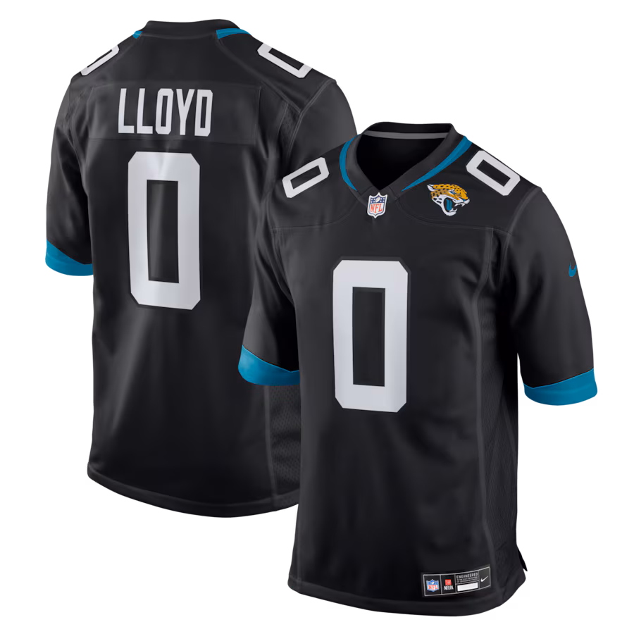 Men's Jacksonville Jaguars Devin Lloyd Nike Black Alternate Game Jersey - Jersey