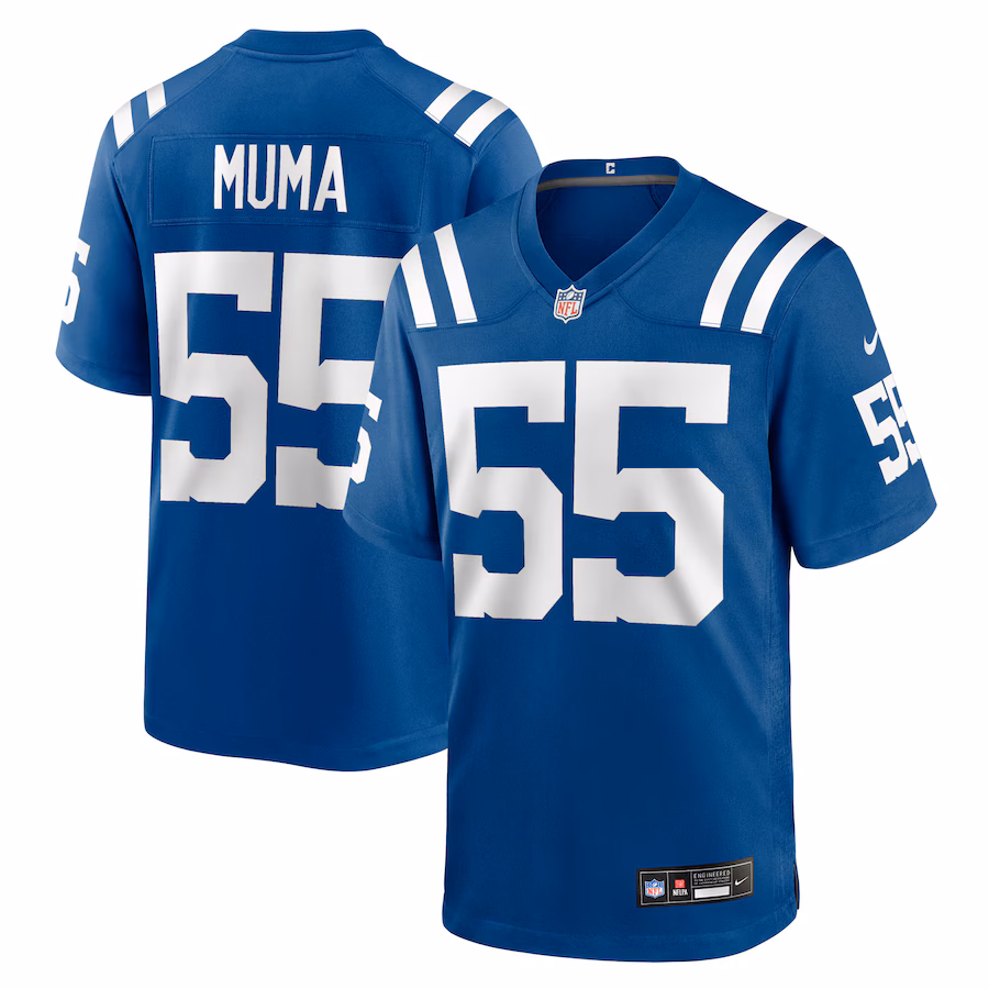 Men's Indianapolis Colts Chad Muma Nike Royal Team Game Jersey - Jersey