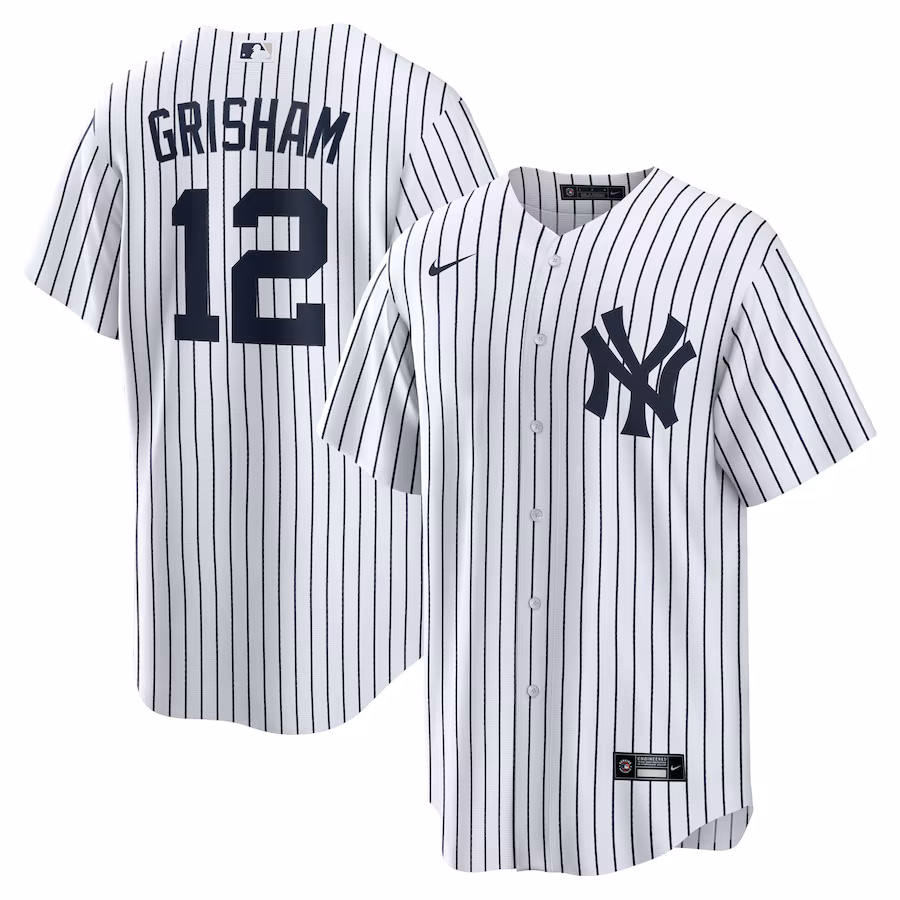 Men's New York Yankees Trent Grisham Nike White Home Replica Jersey - Jersey