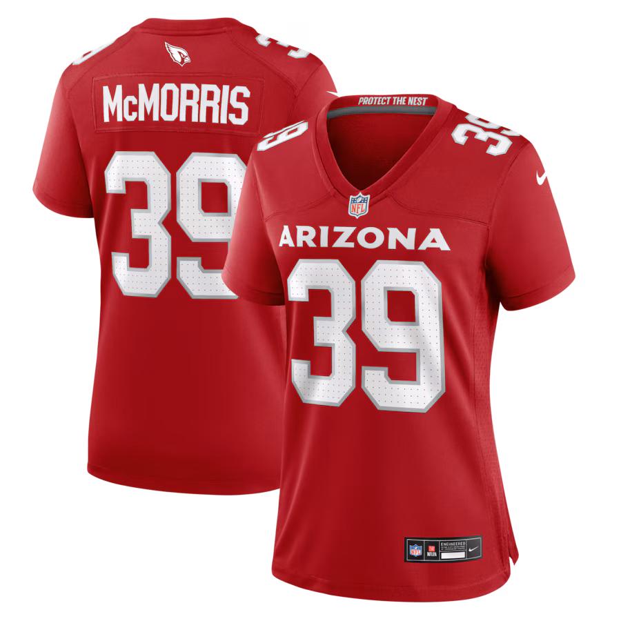 Women's Arizona Cardinals Patrick McMorris Nike Cardinal Team Game Jersey - Jersey
