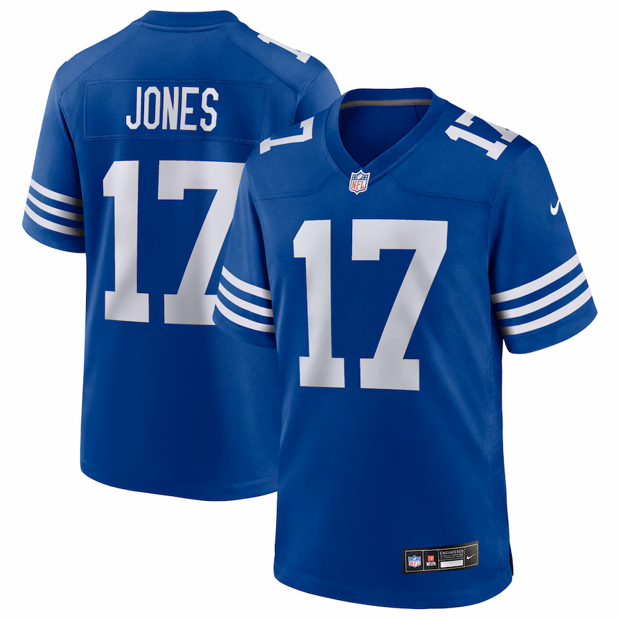 Men's Indianapolis Colts Daniel Jones Nike Royal Alternate Game Jersey - Jersey