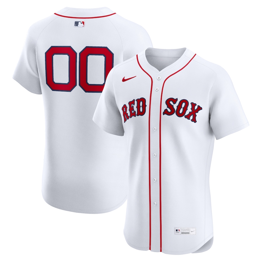 Men's Boston Red Sox Nike White Home Elite Pick-A-Player Retired Roster Jersey - Jersey