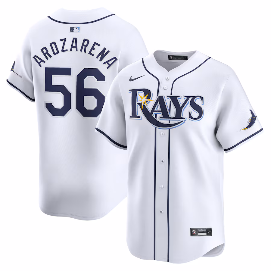 Men's Tampa Bay Rays Randy Arozarena Nike White Home Limited Player Jersey - Jersey