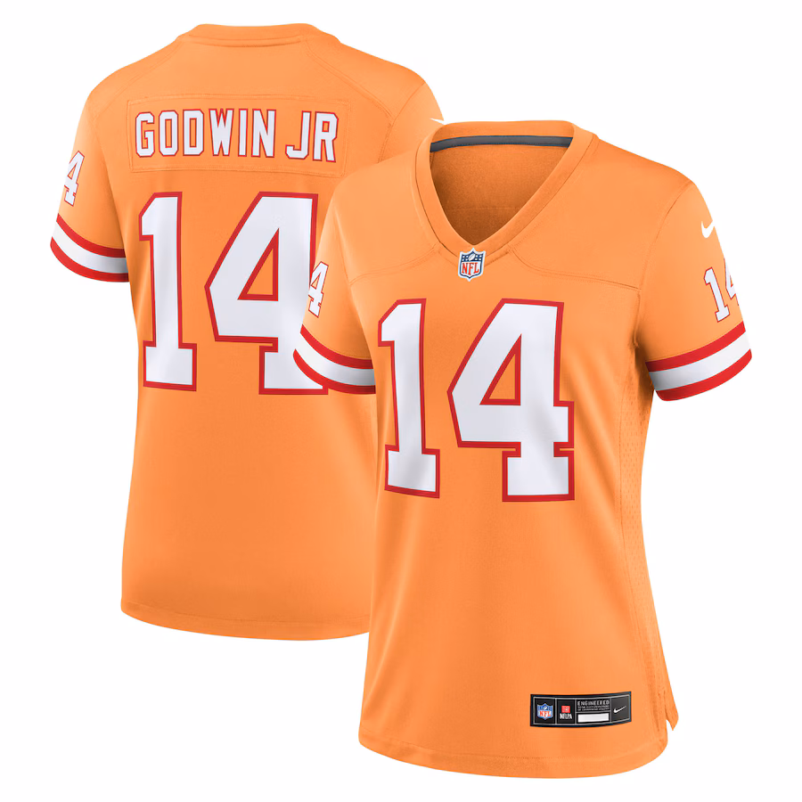 Women's Tampa Bay Buccaneers Chris Godwin Jr. Nike Orange Alternate Game Player Jersey - Jersey
