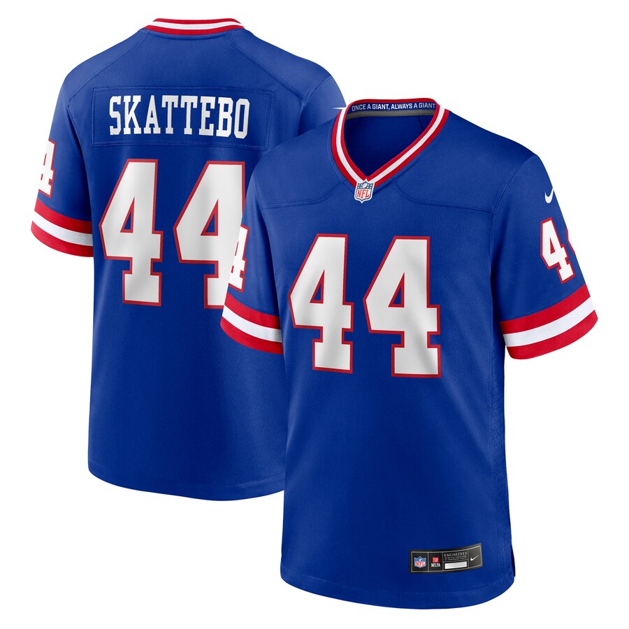 Men's New York Giants Cam Skattebo Nike Royal Alternate 2 Legacy Game Jersey - Jersey