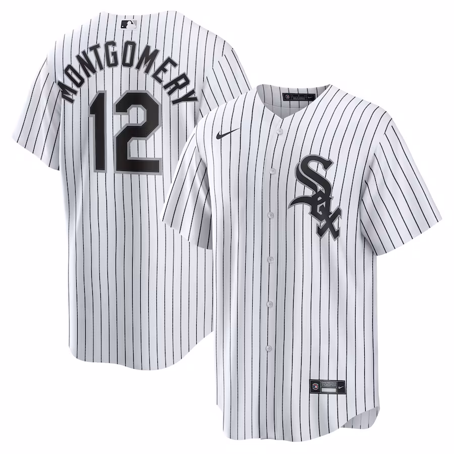Men's Chicago White Sox Colson Montgomery Nike White Home Replica Jersey - Jersey