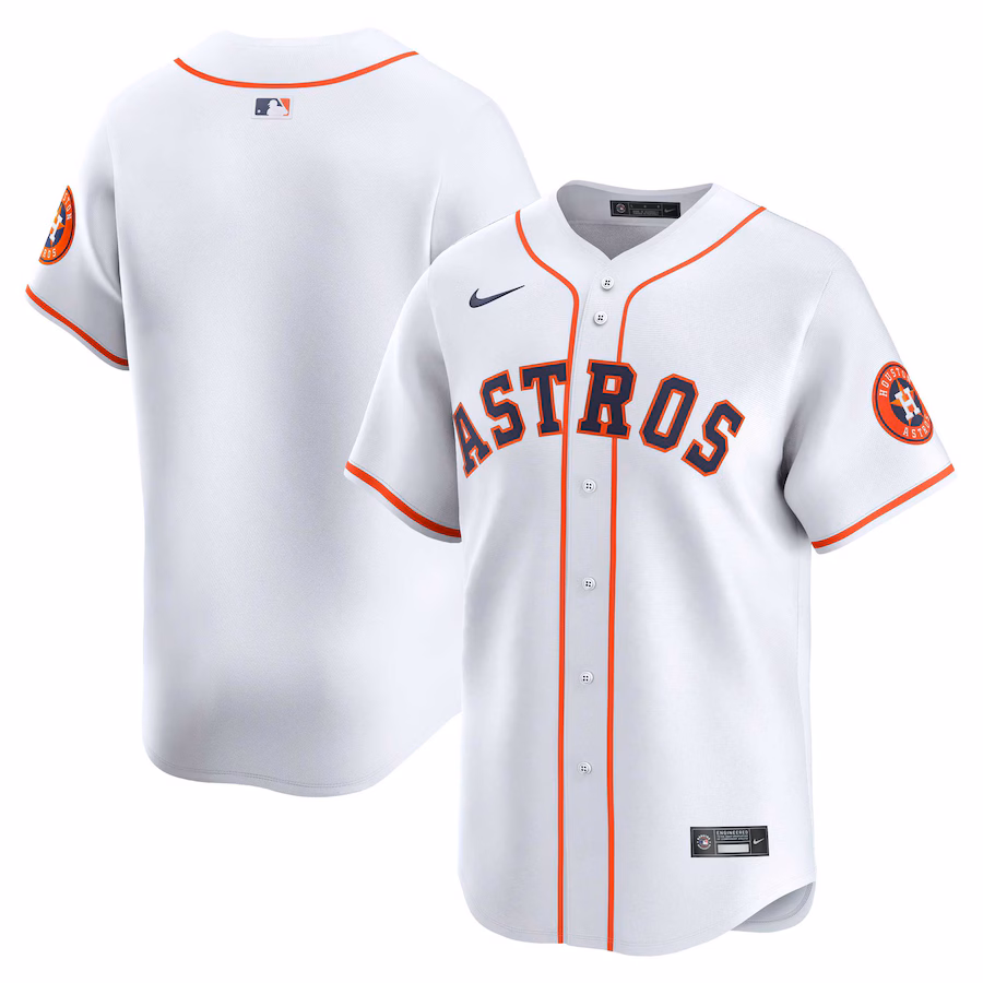 Men's Houston Astros Nike White Home Limited Player Jersey - Jersey