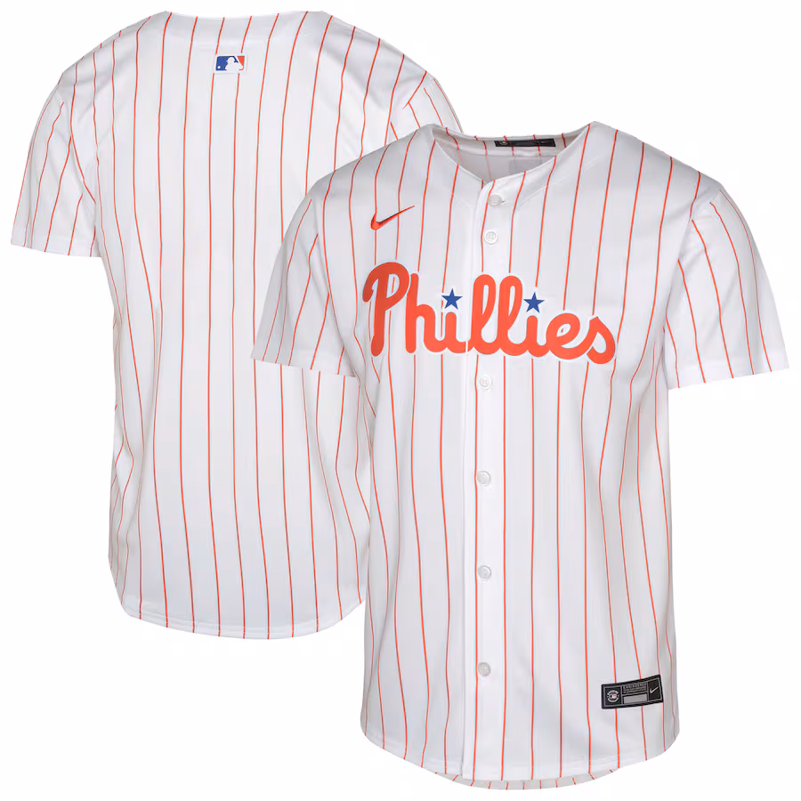 Youth Philadelphia Phillies Nike White Home Limited Baseball Jersey - Jersey