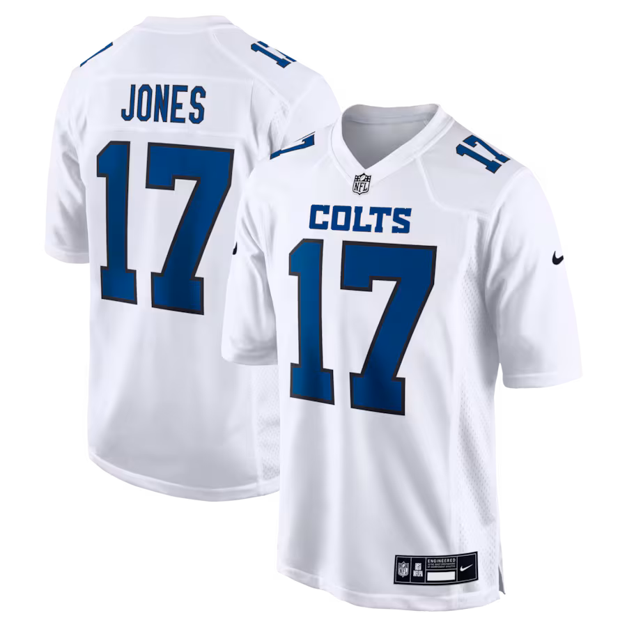 Men's Indianapolis Colts Daniel Jones Nike White Fashion Game Jersey - Jersey