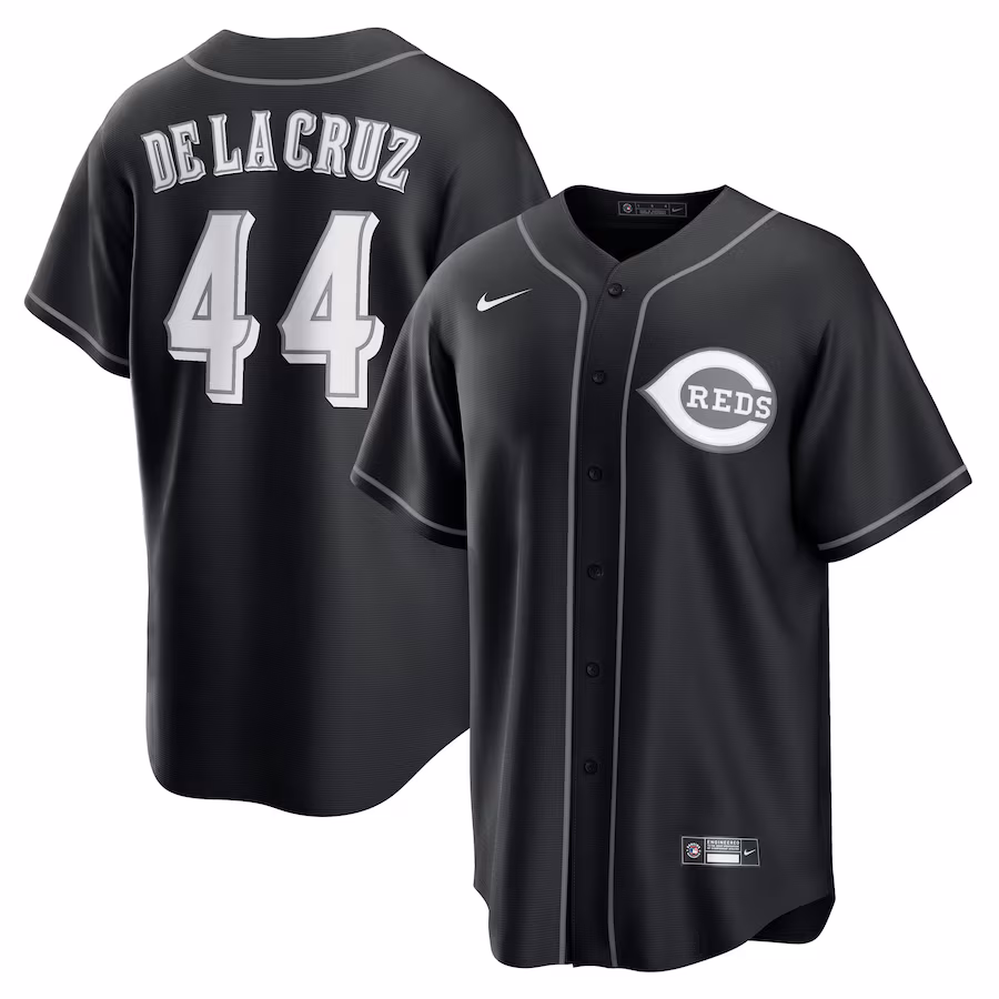 Men's Cincinnati Reds Elly De La Cruz Nike Black Replica Player Jersey - Jersey