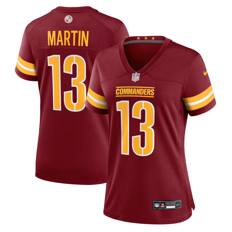Women's Washington Commanders Tay Martin Nike Burgundy Team Game Jersey - Jersey