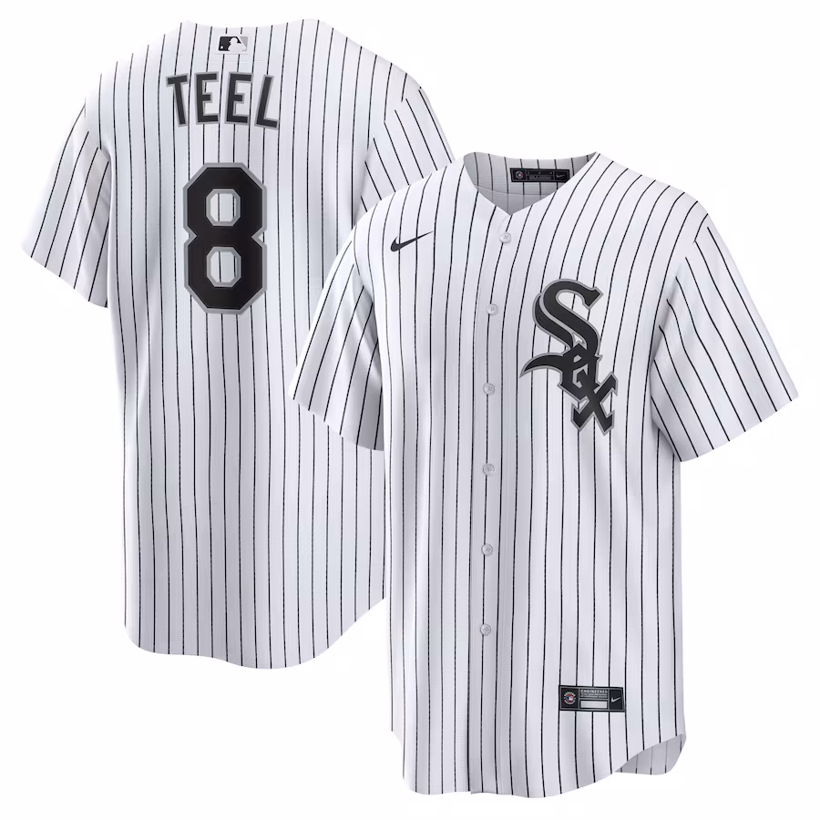 Youth Chicago White Sox Kyle Teel Nike White Home Replica Jersey - Jersey