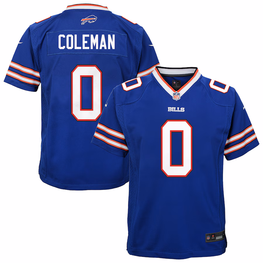 Youth Buffalo Bills Keon Coleman Nike Royal Team Game Jersey - Jersey