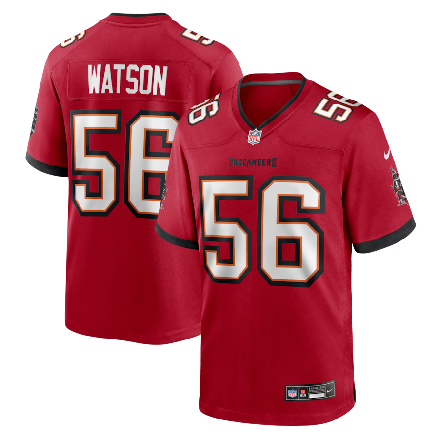 Men's Tampa Bay Buccaneers Desmond Watson Nike Red Team Game Jersey - Jersey