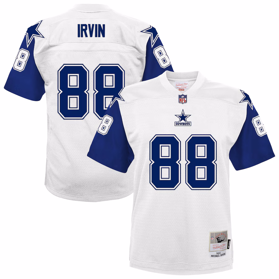 Youth Dallas Cowboys Michael Irvin Mitchell & Ness White 1994 Alternate Legacy Jersey - Jersey
