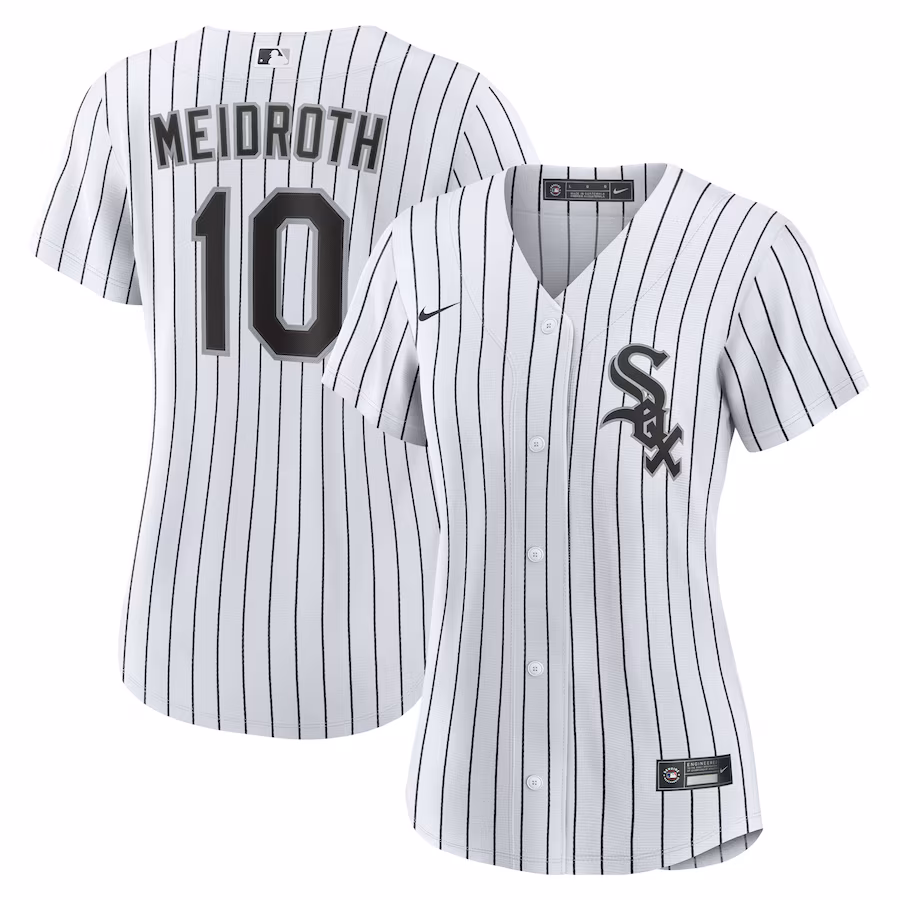Women's Chicago White Sox Chase Meidroth Nike White Home Replica Jersey - Jersey