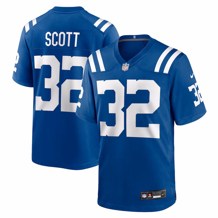 Men's Indianapolis Colts Daniel Scott Nike Royal Team Game Jersey - Jersey